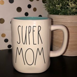 💥2/$30💥 Rae Dunn SUPER MOM  ceramic mug